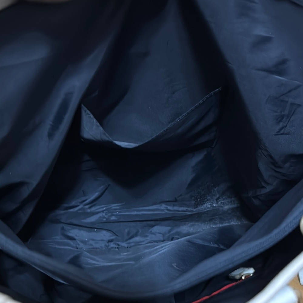 Tommy Hilfiger Black and Cream Tote Bag - Picture 12 of 17